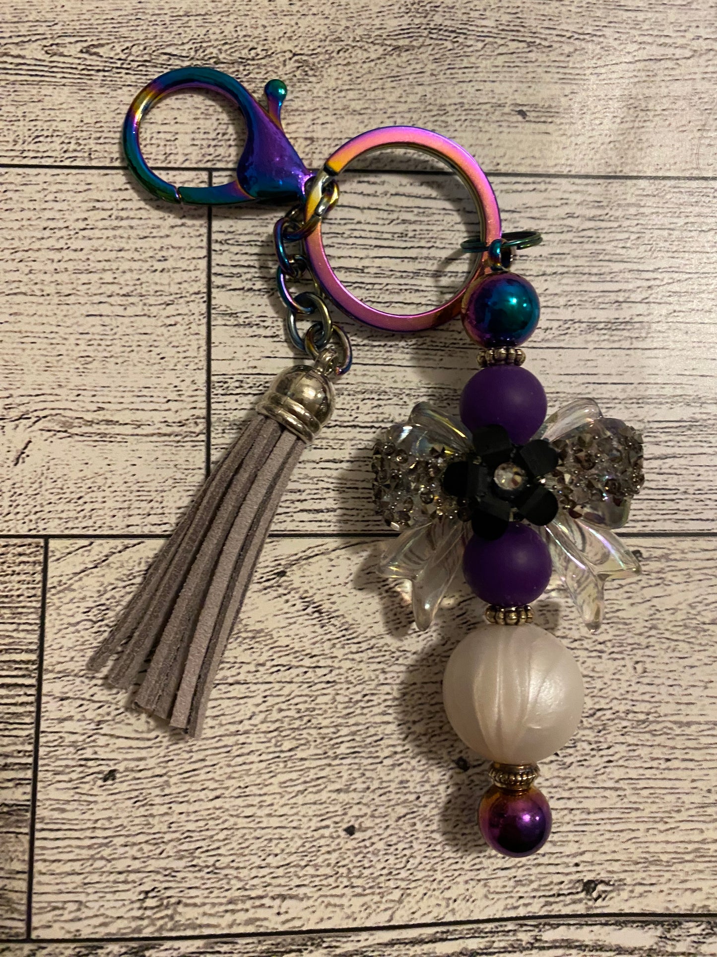 Purple Coquette Bow