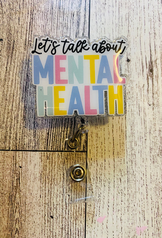 Let’s talk about mental health