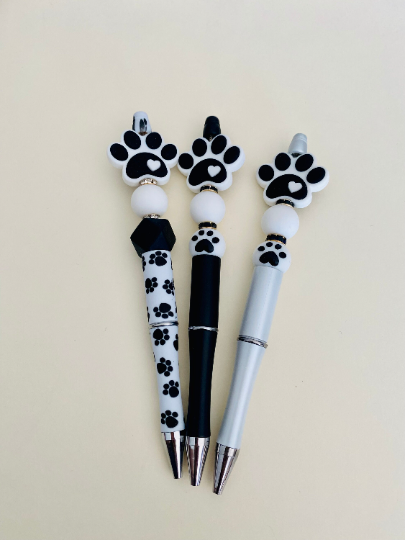 Dog Silicone Bead Pens