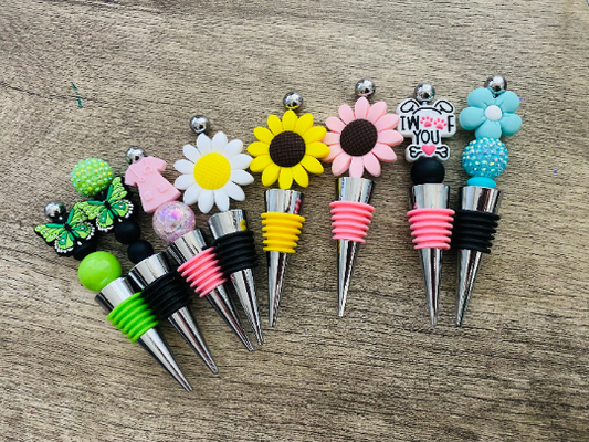 Beaded Wine Stoppers