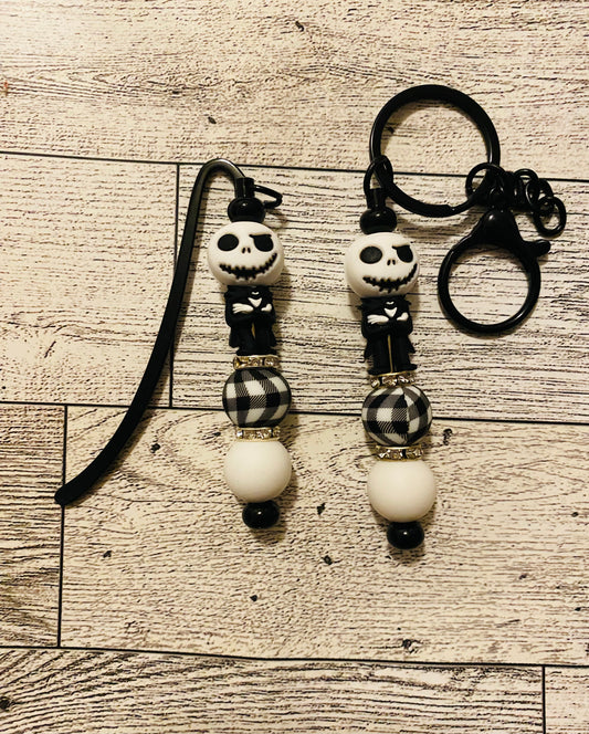 Custom key chain with book mark set
